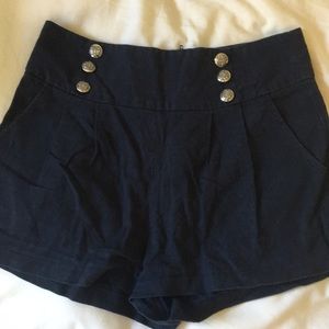 Navy shorts